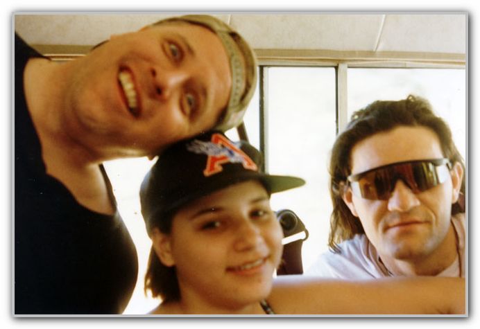 DJ with Bob & Jody on the great canoe trip Oct 1999